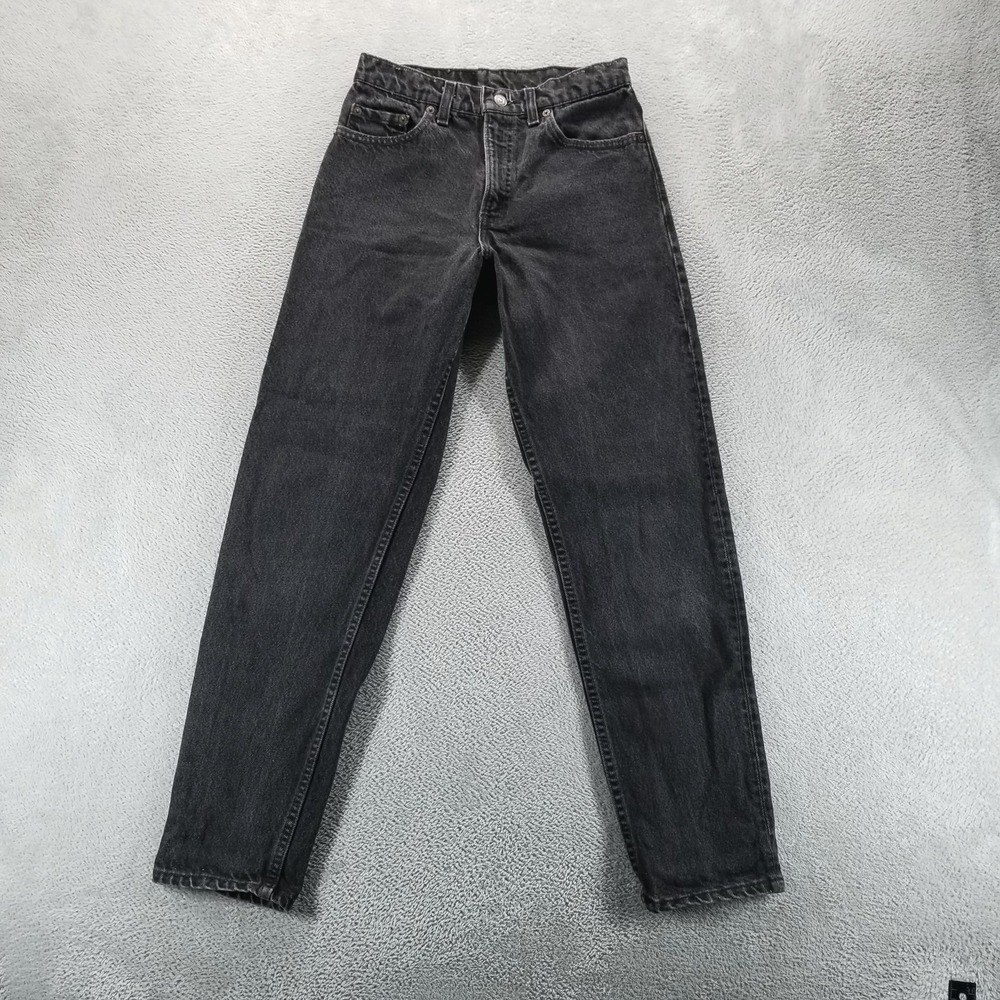 VTG Levis 550 Jeans Mens 29x32‎ Black Relaxed Tapered Made in USA 90s